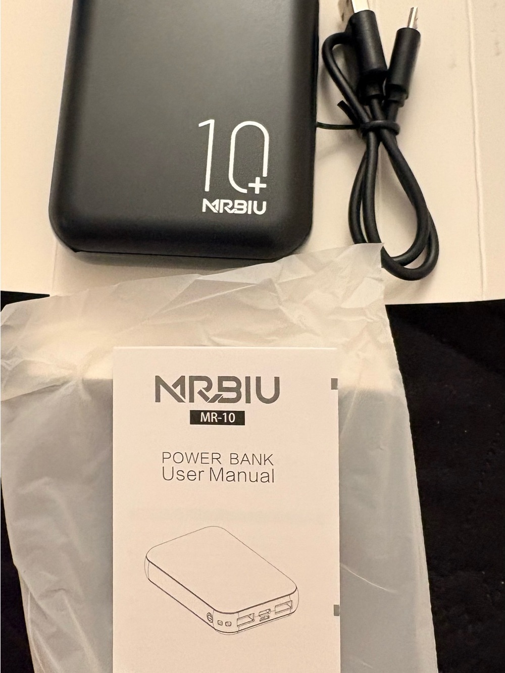 MR-10 10+ Black Portable Power Bank